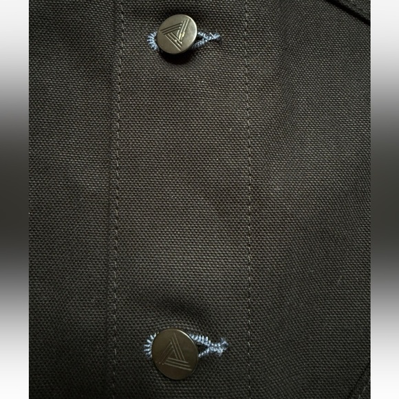 Delta Blue Black Canvas An American Original Mens Jacket Sz Small - Picture 7 of 8